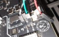 3 leads from USB cable connected on the SP2 pin header adjacent to the Wiznet chip